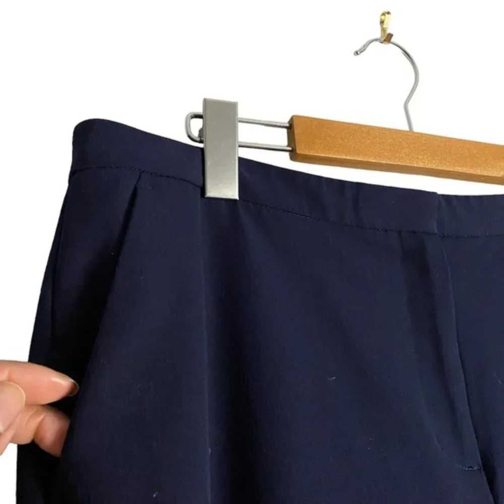 Tommy Hilfiger Women's Navy Slim Straight Pants